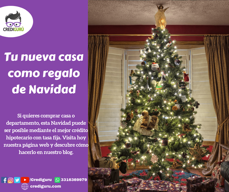 COMPRAR CASA PARA NAVIDAD CON CRÉDITO HIPOTECARIO